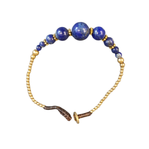 BRACELET LAITON LAPIS 17cm