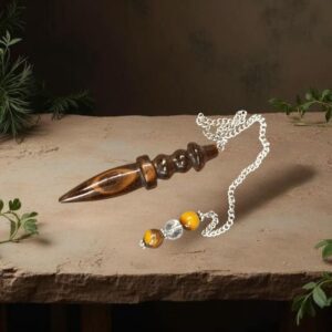 PENDULE THOT OEIL DE TIGRE