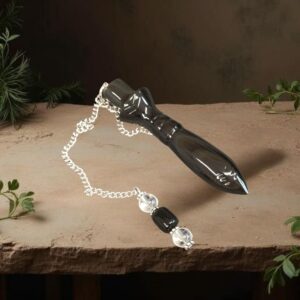 PENDULE THOT OBSIDIENNE