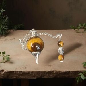 PENDULE SEPHOROTON OEIL DE TIGRE