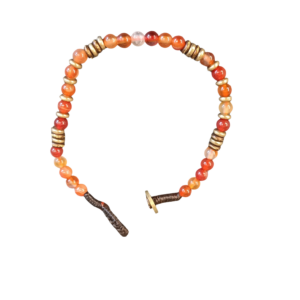 BRACELET LAITON CORNALINE 17cm