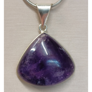 PENDENTIF AMÉTHYSTE CERCLAGE MÉTAL