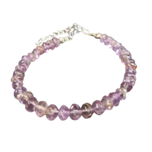 BRACELET CHAINETTE DE RALLONGE EN AMÉTHYSTE