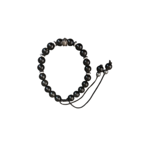 BRACELET TIRETTE OBSIDIENNE OEIL CELESTE