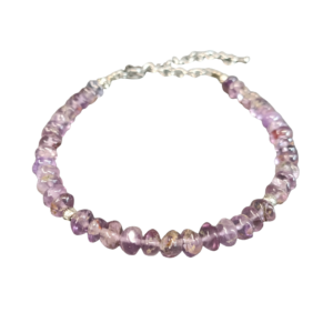 BRACELET CHAINETTE DE RALLONGE EN AMÉTHYSTE