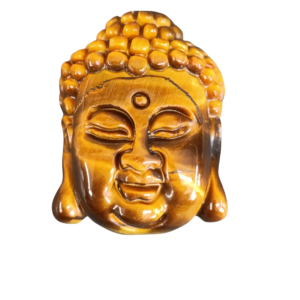 PENDENTIF TÊTE DE BOUDDHA ŒIL DE TIGRE