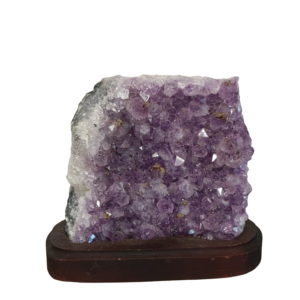 DRUSE AMÉTHYSTE SUR SOCLE