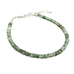 BRACELET CHAINETTE DE RALLONGE ÉMERAUDE