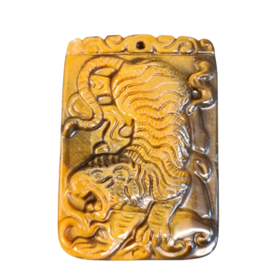 PENDENTIF TIGRE EN ŒIL DE TIGRE