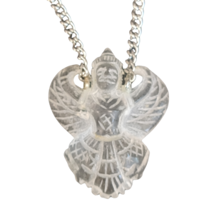 PENDENTIF AMULETTE GARUDA EN QUARTZ
