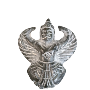 AMULETTE GARUDA EN JADE NOIR