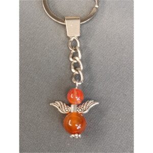PORTE CLEF ANGE CORNALINE