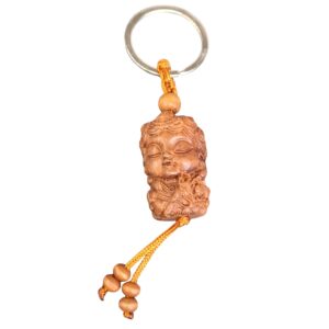 PORTE CLEF BOIS FENG SHUI