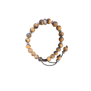BRACELET TIRETTE OEIL DE TIGRE MAT