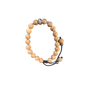 BRACELET TIRETTE JASPE PAYSAGE MAT